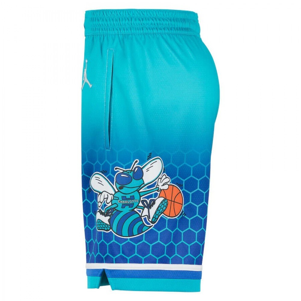 Men's Charlotte Hornets Green 2021/22 Swingman Shorts - City Edition-Pro Kit Vault | Brand New 26/27 Sports Jerseys